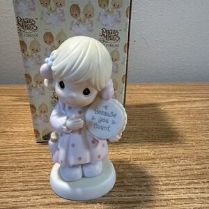 Enesco Precious Moments Figurine - You Count 1998